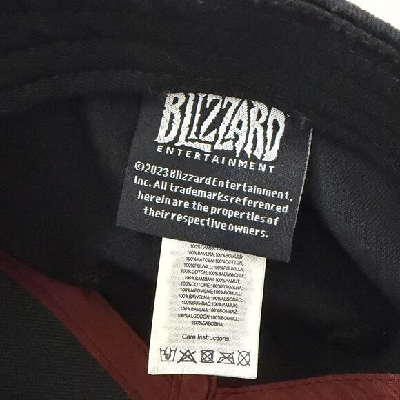 Blizzard Entertainment Hat Mens Diablo IV Sigil Black Snapback Hat - Picture 4 of 6